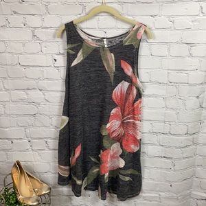 42Pops Tropical Floral Swing Tunic/Dress